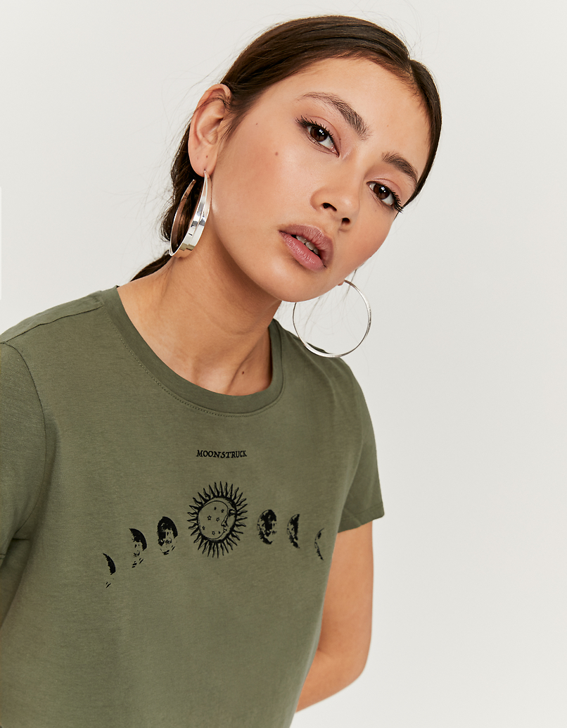 T-Shirt Vert Imprimé Astro